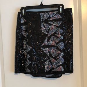 ASTR Sequin mini skirt